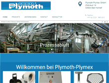 Tablet Screenshot of plymoth.de